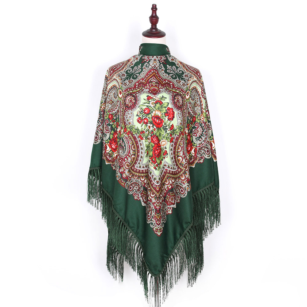 160*160cm Russian Scarf Women  - Bandana Cotton ulasan dan harga