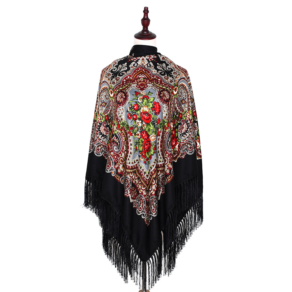 160*160cm Russian Scarf Women  - Bandana Cotton ulasan dan harga