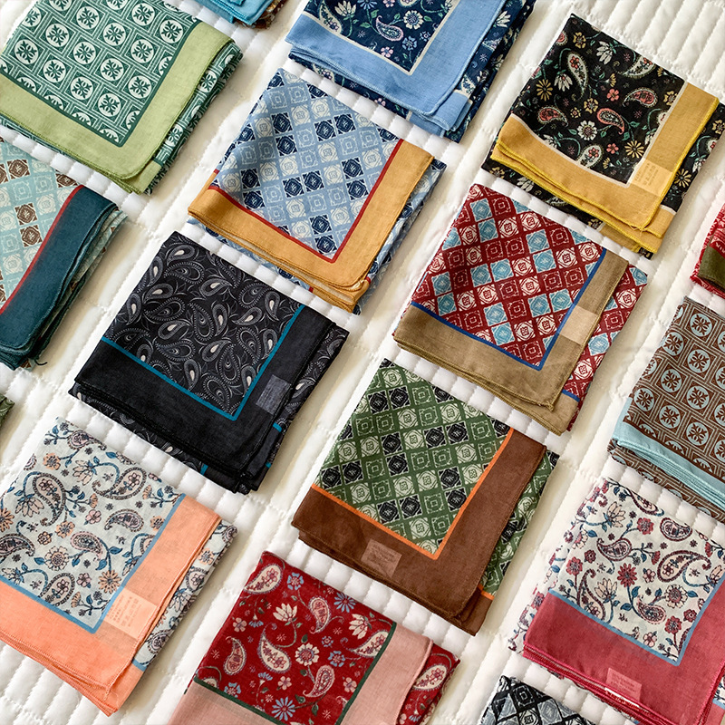 Cotton Feeling Kerchief Scarf  - Bandana Cotton ulasan dan harga