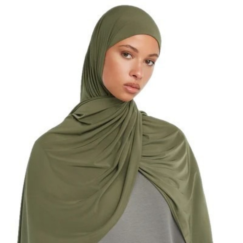 E2 Premium Liquid Jersey Hijab - Bandana Cotton ulasan dan harga